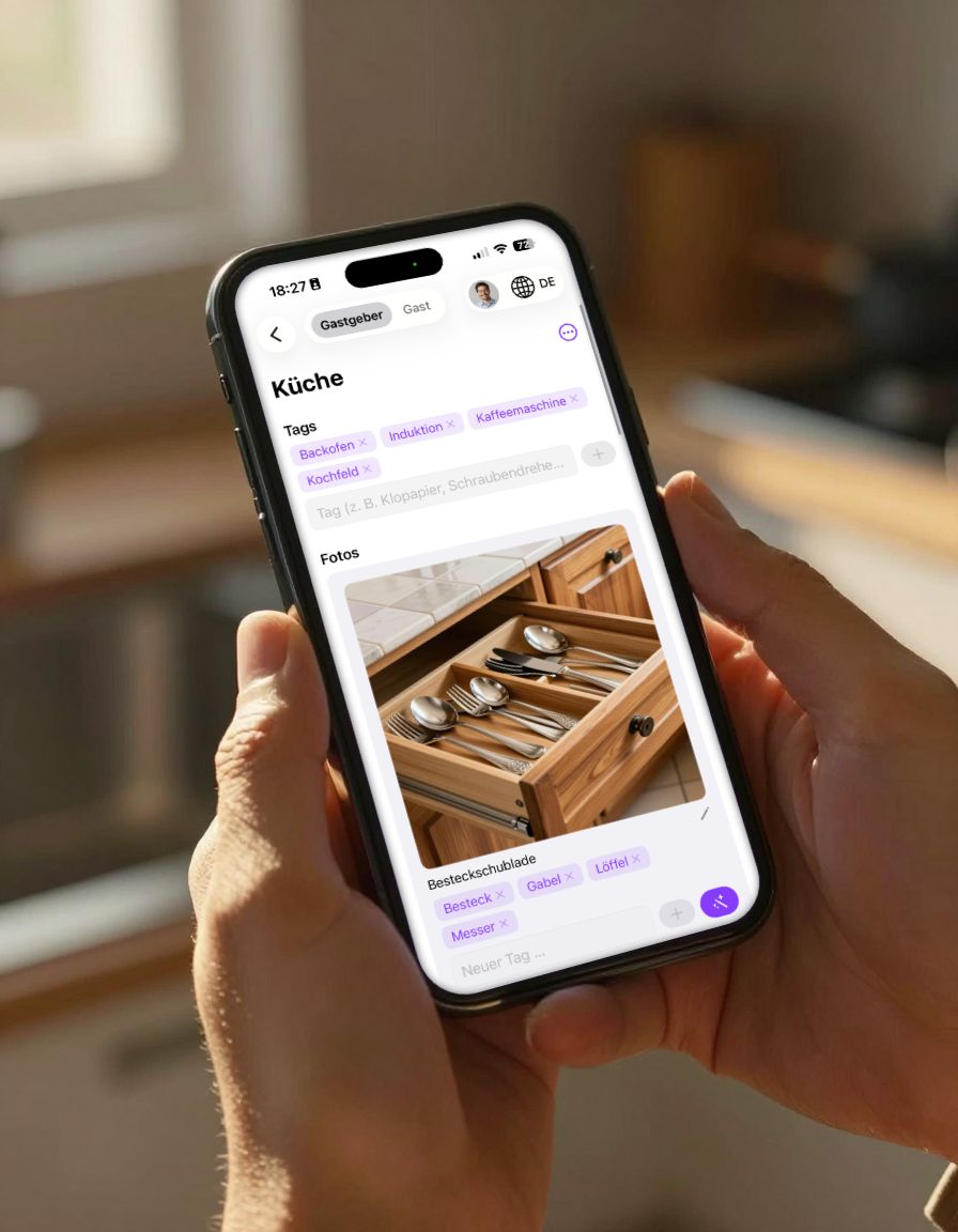 Haz inventario, habitación por habitación